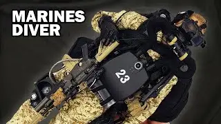 US marines force recon combat diver action figure