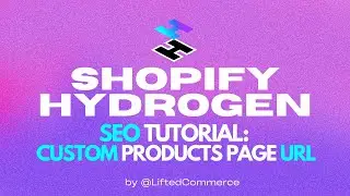 shopify hydrogen seo:  how to customize your  products page URL? (VERY EASY)