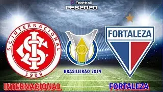 PES 2020 - Internacional x Fortaleza | Brasileirão 2019 | Gameplay. PS4