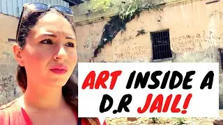 Art in Dominican Republic: Look what I found in an ABANDONED JAIL!