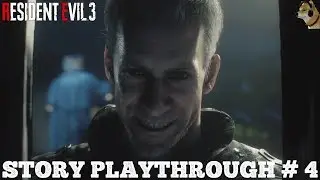 Resident Evil 3 Remake Story Playthrough # 4 - Nightmare Mode - Infinite Ammo