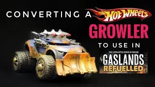 Hotwheels Gaslands Car Build. Customising the Hotwheels Growler