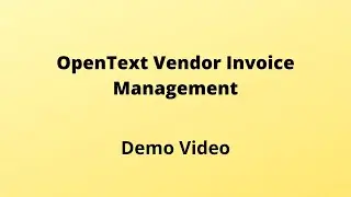 SAP VIM Training Videos | Opentext Vendor Invoice Management Demo Tutorial Updated [2024] by igmGuru