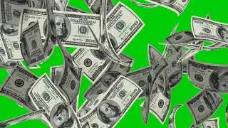 Make It Rain $100 Green Screen (30fps/FHD 1080p)