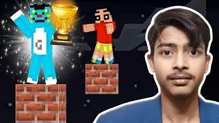 The Funniest Minecraft Parkour Race 🚀 Hindi! Don't Miss Out!