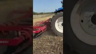 Робота дискової борони DUCAT-4 з трактором NEW HOLLAND T 6050 #ducat #lozovamachinery #борона