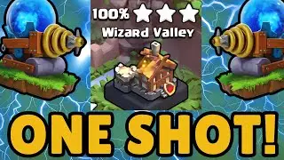 How to One Shot Wiz Valley | Default Layout | Best Clan Capital Attack Strategy | Clash of Clans