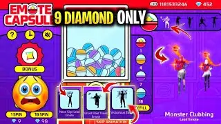 Claim All Emote From Emote Capsule 🤑 | all Emote In One Spin in tamil #tngamersgod