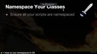 082 Using Namespaces In C Sharp