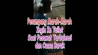 Ada Penumpang Marah-Marah Ingin ke Toilet #sekolahpramugari #pramugari #penumpangpesawat #penumpang