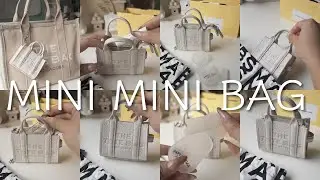 インスタで見すぎて洗脳されたMINI MINI BAG可愛すぎやろ。後悔はしてない。バッグの中身the tote bag mark jacobs