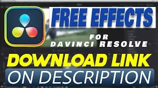 Free Effects for Davinci Resolve 18 | Effect for Wedding Video | Davinci Resolve Tutorial | Hindi