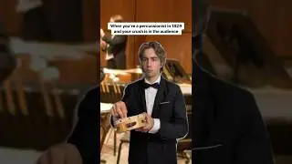 When you’re a percussionist in 1829 and your crush is in the audience