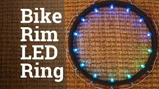 LED Ring from Recycled Bike Rim