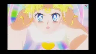 Sailormoon defeats Chaos with Makenai Sailor Stars Music