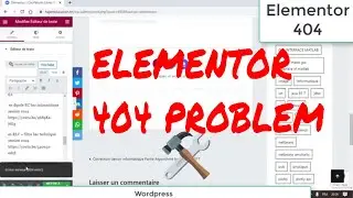 Resolve elementor 404 error problem wordpress حل مشكلة