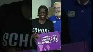 Subaru Loves Learning | School Supply Donation      #shorts #subaru #school