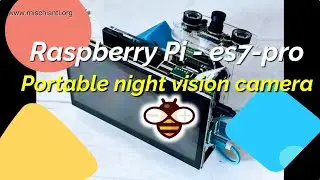 Night Vision on Raspberry Pi: TS7-Pro Display, PiPower & DIY 3D Printed Battery in Action!