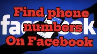 How to find deleted phone numbers from facebook