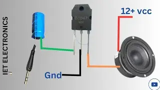 Homemade powerful amplifier using D1047 ic | Diy amplifier circuit #amplifier