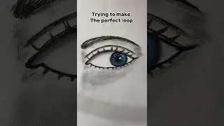 Did i make the right loop?🔁#shorts #art #loop #infinity #eyes #drawing #craft @itz_Nikhil_Artcraft