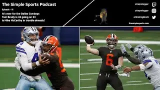 Free NFL Podcast | Dallas Cowboys in Trouble? | Free NFL Picks and Draftkings Tips | Simple Sports