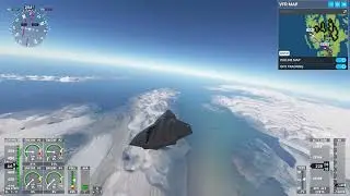 MSFS 2020 Darkstar from Svalbard to Ny-Alesund