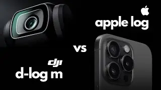 IPHONE 15 PRO APPLE LOG VS DJI POCKET 3 D-LOG M IN LOW LIGHT