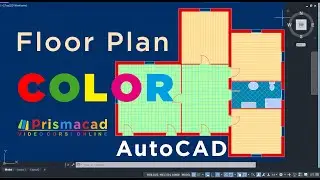 How to draw a simple HOUSE floor plan with AutoCAD - Architecture