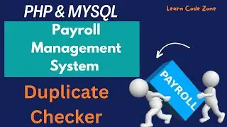 Payroll Management System in PHP | Duplicate Checker