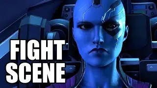 GUARDIANS OF THE GALAXY The Telltale Series - Nebula Fight Scene