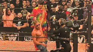 Orange Cassidy off-air promo AEW Dynamite Toronto. Kris Statlander returns
