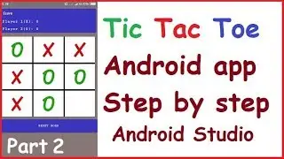 how to make tic tac toe android app in android studio step by step |part 2