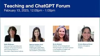 Teaching and ChatGPT Forum