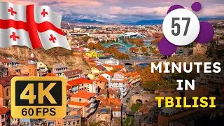 Free walking in Tbilisi Georgia -- Part 1 -- 4K - 60fps