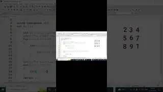 C++ program to print the sum of left diagonal elements in 2-D array / C++ Basic tutorial / 