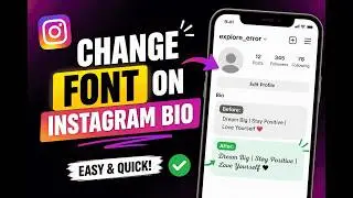 How to Change Font on Instagram Bio (Stylish Text Trick!) (2026)