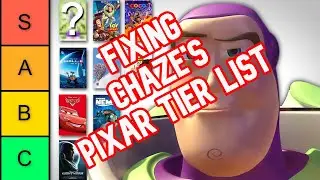 Fixing Chaze's Pixar Tier List