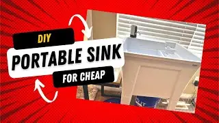 DIY portable sink for cheap