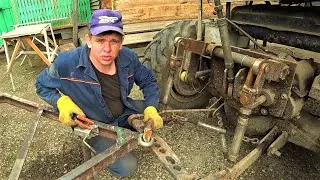 Про самодельную лопату на трактор
