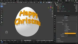 Wrap an object around an egg in Blender using Mesh Materializer