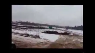 Изменение русла речки "Увинка",  в п.Ува