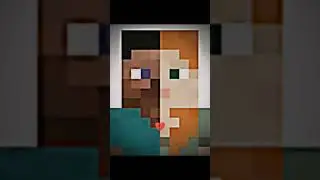 Steve x Herobrine 🥶💀||#minecraft #steve #herobrine #alex