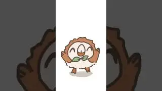 Rowlet Ruffle #animation #shorts #rowlet