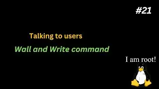 Wall and Write command on Linux to talk to other users on linux PART-21 | HINDI