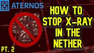 How to Stop X-Ray In The Nether on Aternos with Anti-Xray - Works For Versions 1.20+ Minecraft