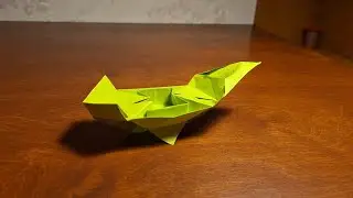 Китайская джонка из бумаги. Оригами
