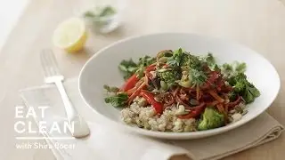 Vegetable Stir-Fry with Cauliflower Rice - Eat Clean with Shira Bocar