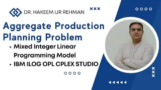 Aggregate Production Planning Problem Using IBM ILOG OPL CPLEX Studio | Aggregate Production Plan