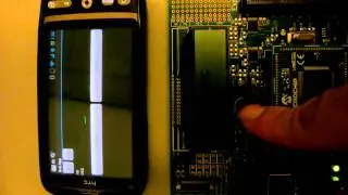 Android wireless wave display